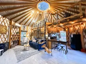 ”Simply Serenity Yurt”- Magical Getaway w/ Hot Tub - Image 3