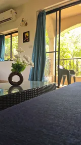 Studio sleeps 4 kitchen Balcony Anjuna Vagator - Image 5
