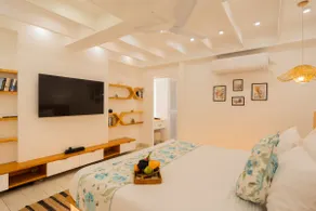 3-BHK Cottage W/ Gazebo | 10m from Ashwem Beach - Image 5