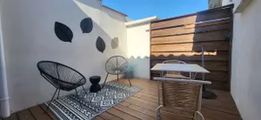 Beach studio 150 meters away, Alba courtyard side. - Image 1