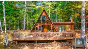 Woodsy A Frame w Hot tub and barrel sauna - Image 3