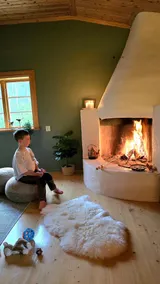 Cottage close to nature with fireplace, patio & barbecue - Image 2