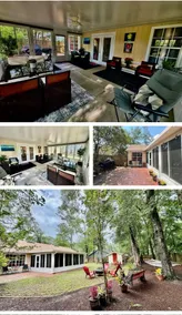 Oasis sunroom courtyard patio firepit grill & more - Image 3