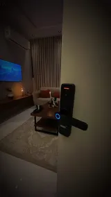 Luxury bedroom and living room with smart entrance - Image 2