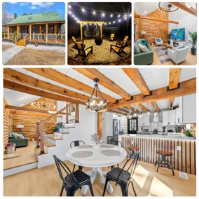 Black Luxury Cabin Fire Pit•Game Room.10 Guests - Image 4