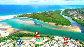 50m from the Beach, River and Sea | Pool and Barbecue Area - Image 3