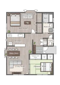 Entire Home｜79㎡｜8 ppl｜11 min to Morioka Sta - Image 2