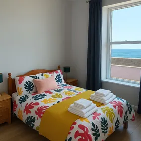 Appartement spacieux de 3 chambres en bord de mer avec parking privé sécurisé et connexion Wi-Fi gratuite - Image 5