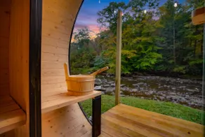 Riverfront Sauna! Hot Tub! Luxury Romantic Retreat - Image 3