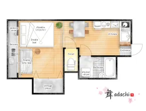 Maximum 4 people | 2 beds | Enjoy Asakusa and Ueno, convenient transportation - Image 2