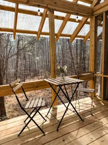 Glamping Screenhouse at Kerr Lake — ”The Hideaway” - Image 3