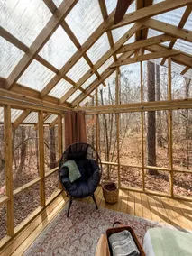 Glamping Screenhouse at Kerr Lake — ”The Hideaway” - Image 5