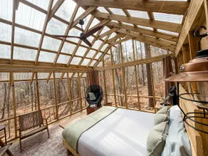 Glamping Screenhouse at Kerr Lake — ”The Hideaway” - Image 2