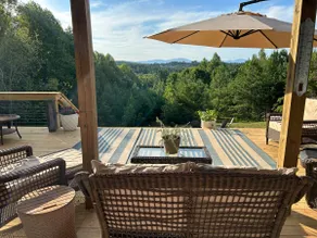Mountain View Tryon Getaway | 2 Kitchens + Hot Tub - Image 3