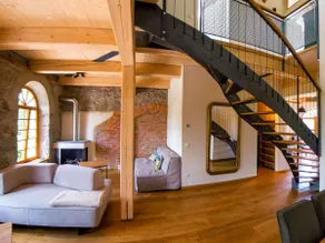 A stylish penthouse flat with a whirlpool bath, a - Image 2