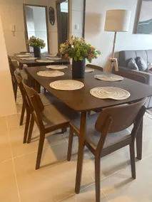 2Br QC Furnished Condo w 300mbps Net Free Pool Use - Image 2