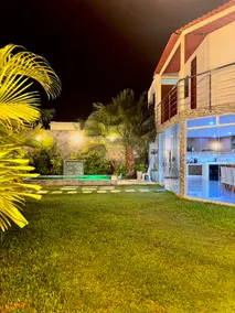 Modern house with pool, large garden and grill - Image 2