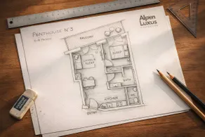 PENTHOUSE N'3 - Balcony, Sauna & Whirlpool Access - Image 5