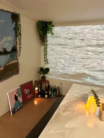 [3-room space] # 4-person party room # Beam projector # Emotional accommodation # Anti-dust # Sildo # Queen size bed - Image 5