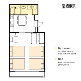 Shukutoku Tokyo SKY, 8-minute walk to Skytree, family apartment - Image 5