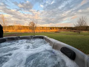 Secluded Waterfront Cabin: Pond, Hot Tub & Trails - Image 2