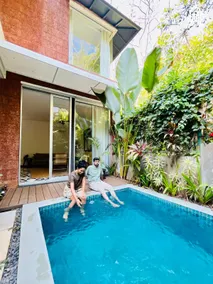 2BHK Luxury Villa with Pvt Pool by evaddo stays - Image 3