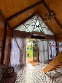 Luxury Wooden Poolside A-Frame in North Goa - Image 3