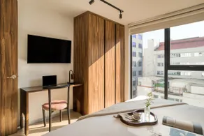 Cool Apt w/Rooftop in La Roma | Gym+Work Lounge - Image 3