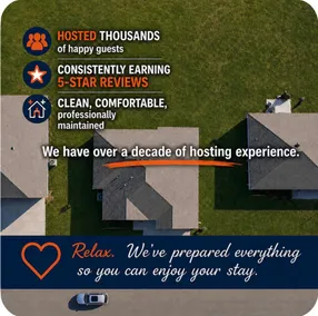 Private-Budget-Stay, TVs, Every Room 1/2, fenced - Image 2
