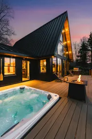 Luxury Lake AFrame • Hot Tub • Sauna • Game Room - Image 2