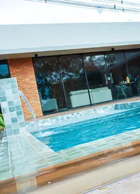 Aqua village area on paved road in condominium - Image 2