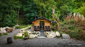 Woodcutters' Cabin Authentic Log Cabin Talybont Aberystwyth SY245DW - Image 2
