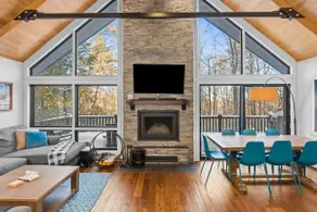 70er Ski Chalet mit Whirlpool auf dem Okemo Berg - Image 2