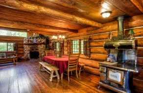 Riverfront Log Cabin at South Fork w/ Hot Tub - Image 5