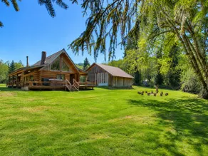 Riverfront Log Cabin at South Fork w/ Hot Tub - Image 3