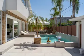 Halkidiki Luxury Palm Oasis Pool & Spa • 120m Sea - Image 3