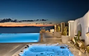 Mykonos Sea&Sunset view villa pool-hot tub by Calypso Sunset Villas - Image 2