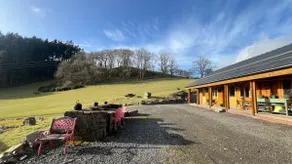 Cherry log Cabin in Wales - Image 3