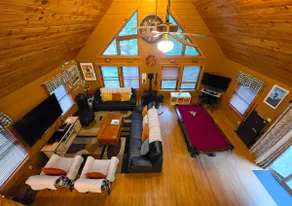 Cedar Log Cabin, Hot tub, Game room, Fireplace - Image 2