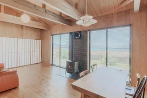 Large windows overlook the ocean! A rental villa made of natural materials in front of a quiet harbor: Amakusa Retreat House - Image 2