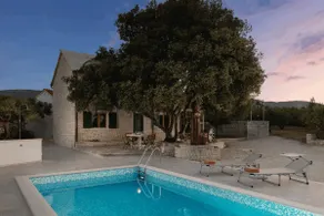 Secluded Villa Dubrava, private pool, olive grove surrounds the villa, Brac Island - Image 5
