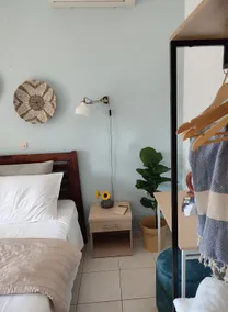 Cozy Holiday House next to Sandy BEACH, sleeps 5 ,two storey 75 m2 in Almyrida - Image 4
