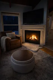 Cozy Breezy Cabin • Fire Pit • Large Fenced Yard - Image 3
