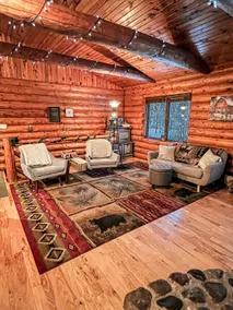 Luxe Spa Cabin: Hot Tub + Sauna + Fire - Image 3