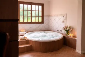 Cozy house w/ jacuzzi & fireplace near P. Alegre - Image 4