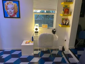 Mod Pop-Art Pad in Silver Lake, Balcony with Park View - Image 4
