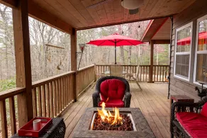 Serene Mountain Escape •Firelight Ambiance - Image 5