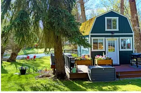 WATER FRONT- Cozy Country Home SPA, Pristine Lawns, wildlife & trails to Explore - Image 2