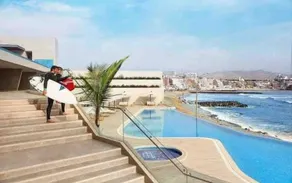 San Bartolo oceanfront apartment with pool and sauna - Image 5