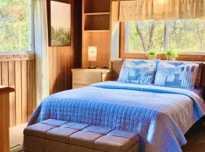 Rustic Cabin in Volcano Rainforest with Fireplace - Image 5